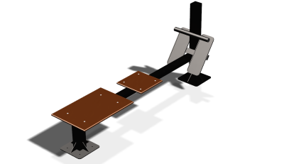 Силовой уличный тренажер  "Скамья для пресса"  УТ415 в Саранске